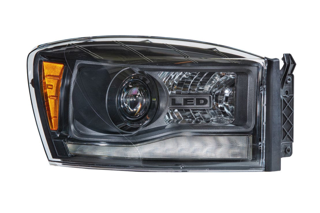 DODGE RAM: XB HYBRID LED HEADLIGHTS (2006 - 2008) | XB Hybrid – Custom Multicolor LED Lighting by RGB Halo Kits