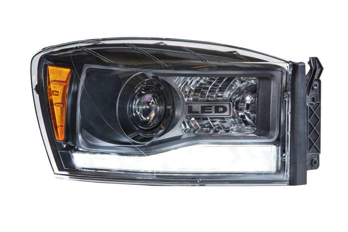 DODGE RAM: XB HYBRID LED HEADLIGHTS (2006 - 2008) | XB Hybrid – Custom Multicolor LED Lighting by RGB Halo Kits