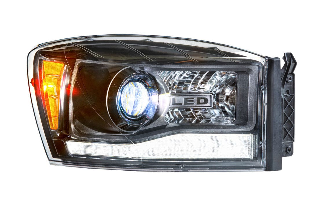 DODGE RAM: XB HYBRID LED HEADLIGHTS (2006 - 2008) | XB Hybrid – Custom Multicolor LED Lighting by RGB Halo Kits