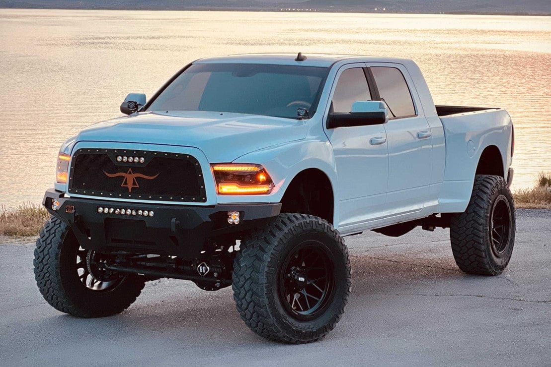 Dodge Ram: XB LED Headlights (2009 - 2018) – Custom Multicolor LED Lighting by RGB Halo Kits