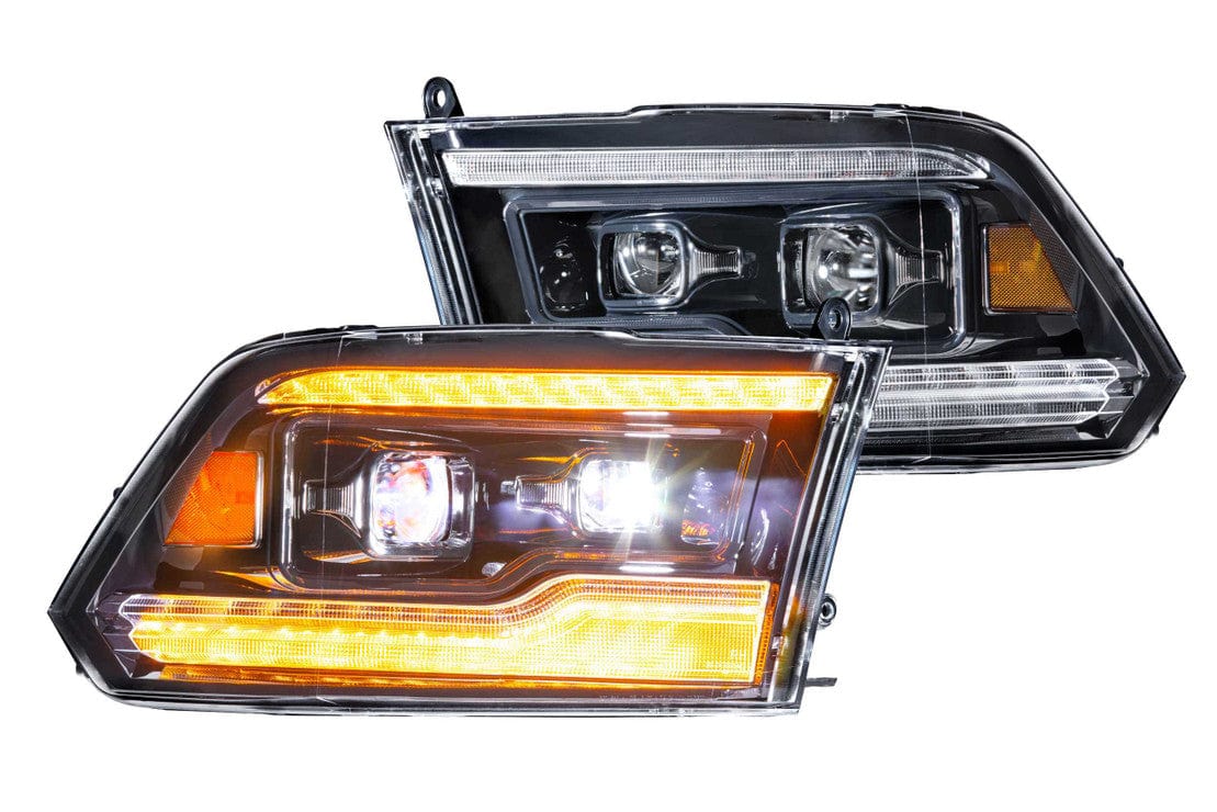 Dodge Ram: XB LED Headlights (2009 - 2018) – Custom Multicolor LED Lighting by RGB Halo Kits