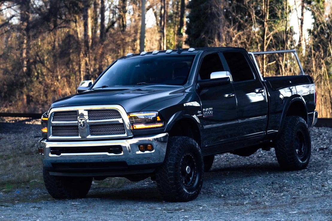 Dodge Ram: XB LED Headlights (2009 - 2018) – Custom Multicolor LED Lighting by RGB Halo Kits