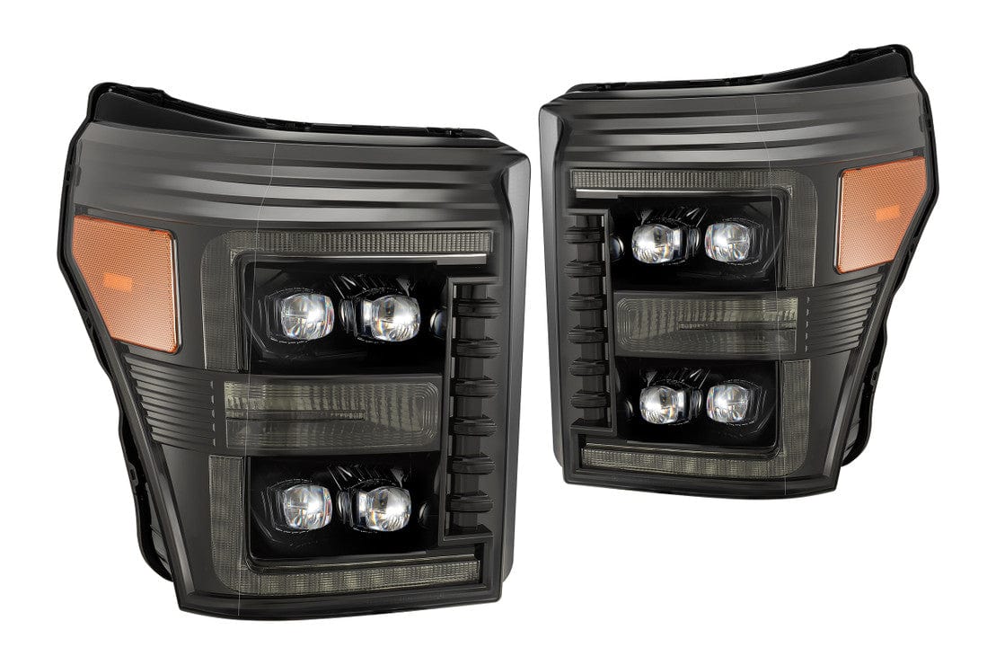 FORD SUPER DUTY (11-16): ALPHAREX NOVA HEADLIGHTS – Custom Multicolor LED Lighting by RGB Halo Kits