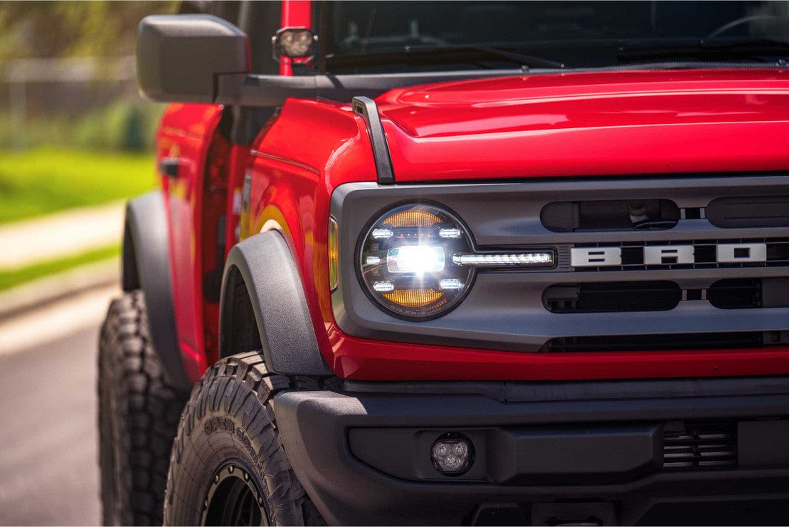 Ford Bronco: LED Headlights (2021 - 2024) | XB – Custom Multicolor LED Lighting by RGB Halo Kits