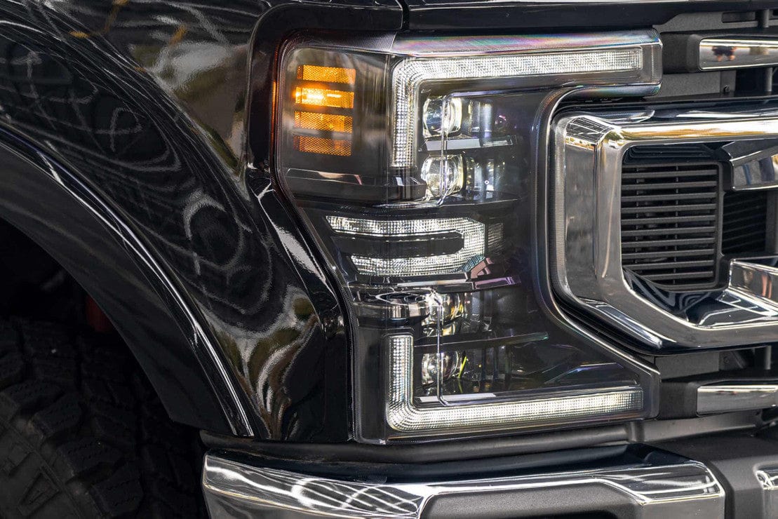 Ford Super Duty: LED HEADLIGHTS (2020 - 2022) | XB – Custom Multicolor LED Lighting by RGB Halo Kits