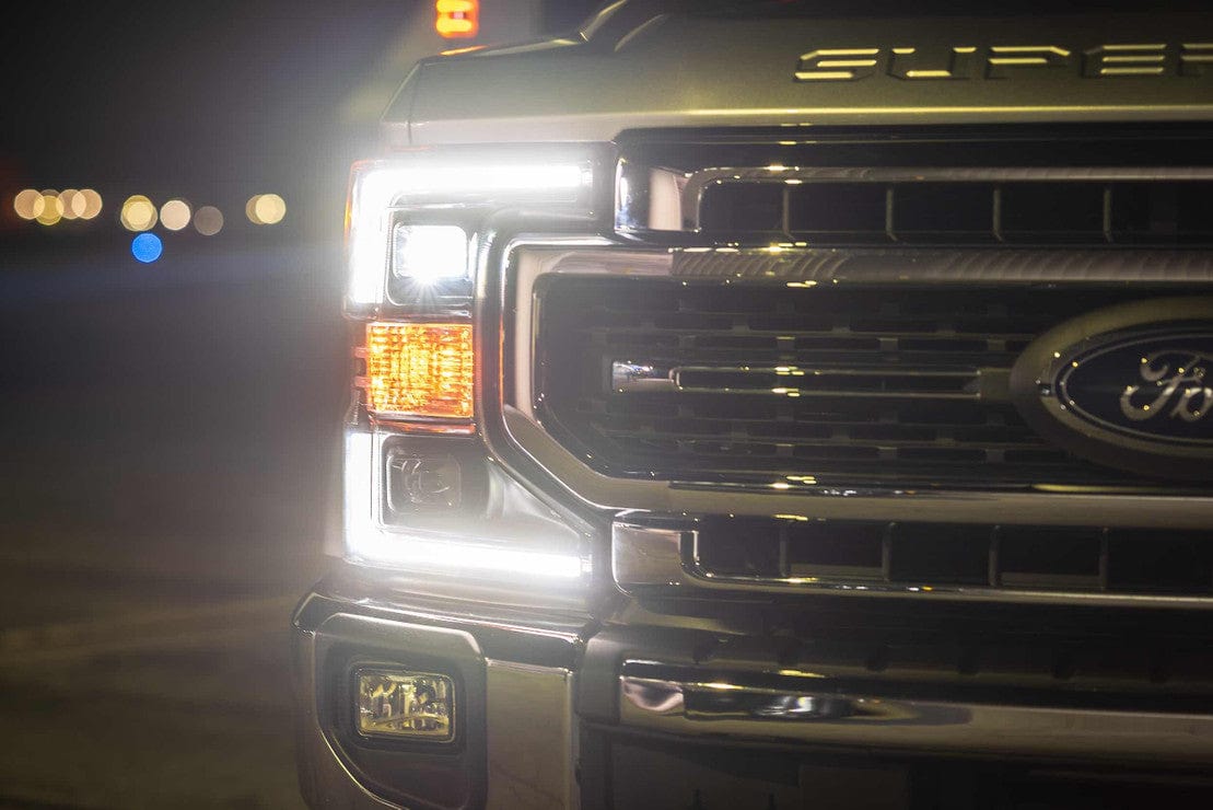 Ford Super Duty: LED Headlights (2020-2022) | XB Hybrid – Custom Multicolor LED Lighting by RGB Halo Kits