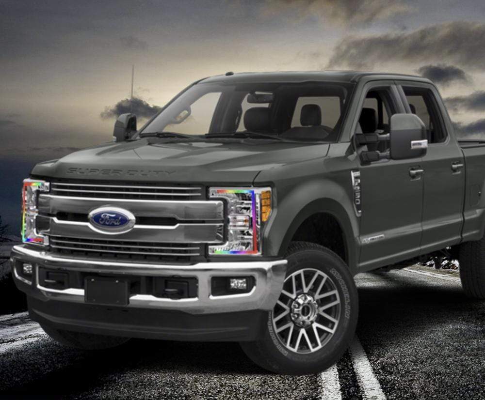 Ford Super Duty Multicolor Halo Kit (2017-2023) – Custom Multicolor LED Lighting by RGB Halo Kits