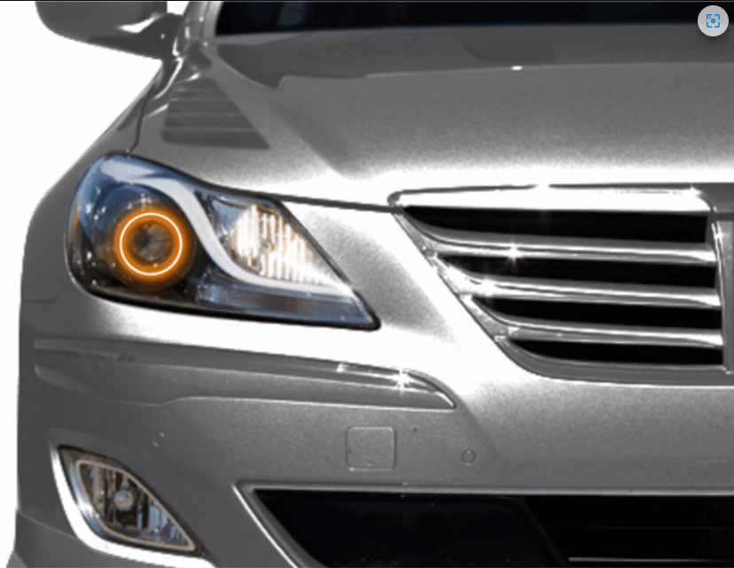 Hyundai Genesis Sedan Multicolor Halo Kit (2009-2011) – Custom Multicolor LED Lighting by RGB Halo Kits