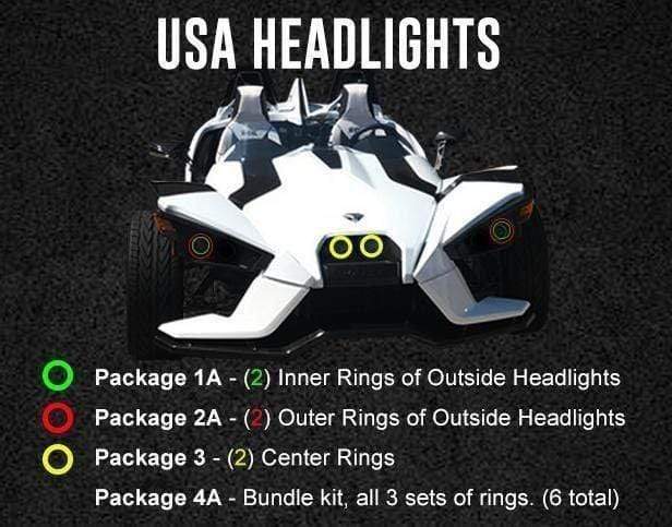 Polaris Slingshot Ring Multicolor Halo Kit (USA Model) – Custom Multicolor LED Lighting by RGB Halo Kits