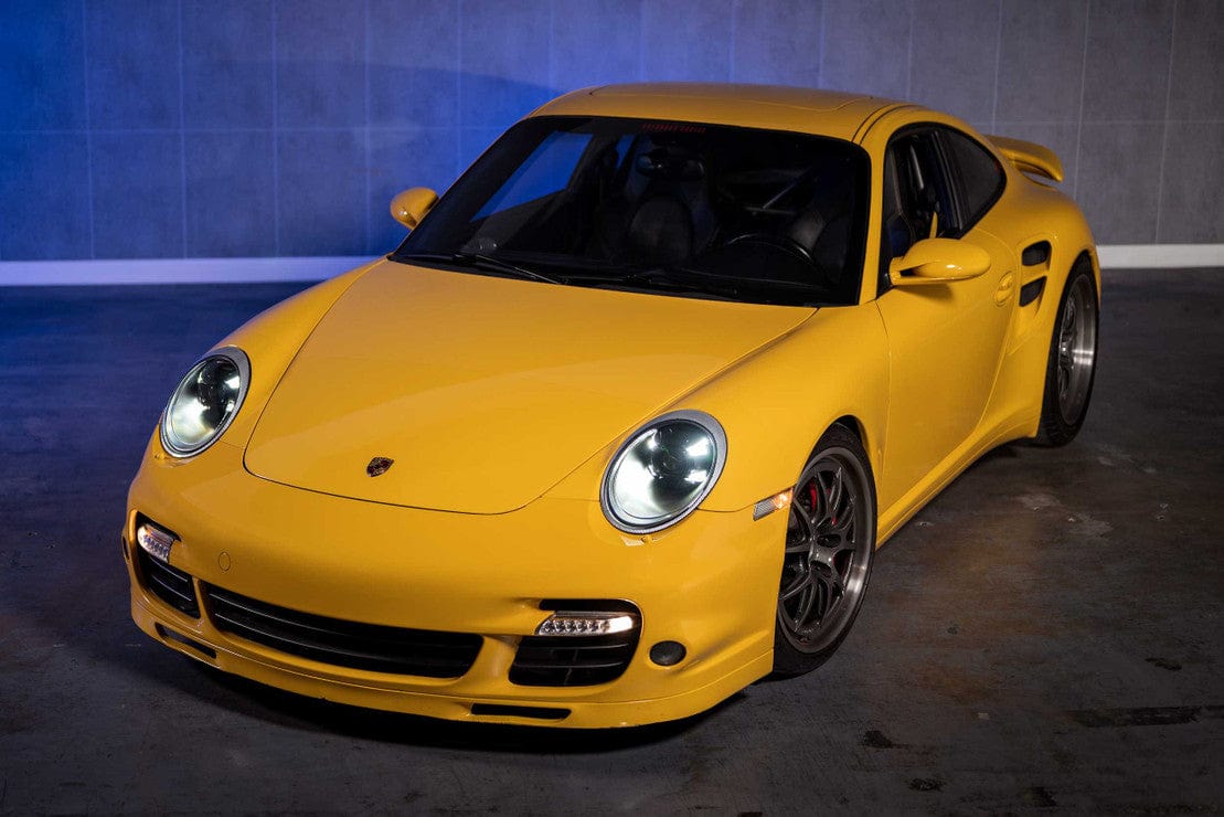 Porsche 911 997: LED HEADLIGHTS (2005 - 2013) | XB – Custom Multicolor LED Lighting by RGB Halo Kits