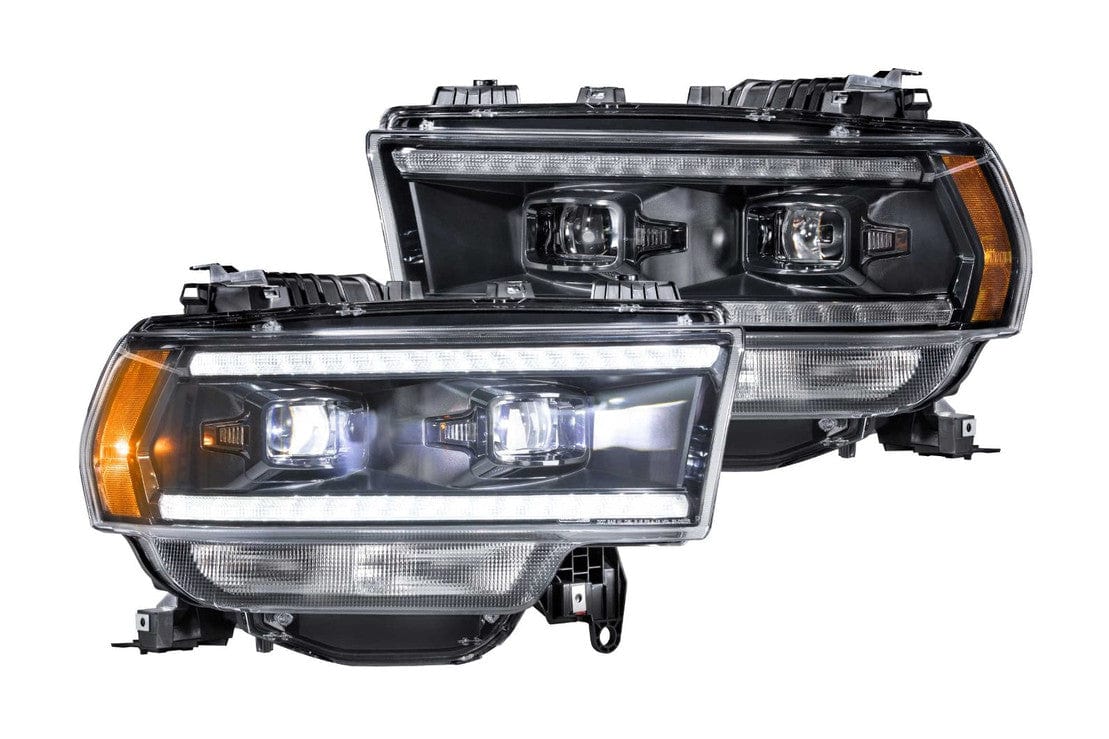 Ram HD: LED HEADLIGHTS (2019 - 2024) | XB Hybrid – Custom Multicolor LED Lighting by RGB Halo Kits