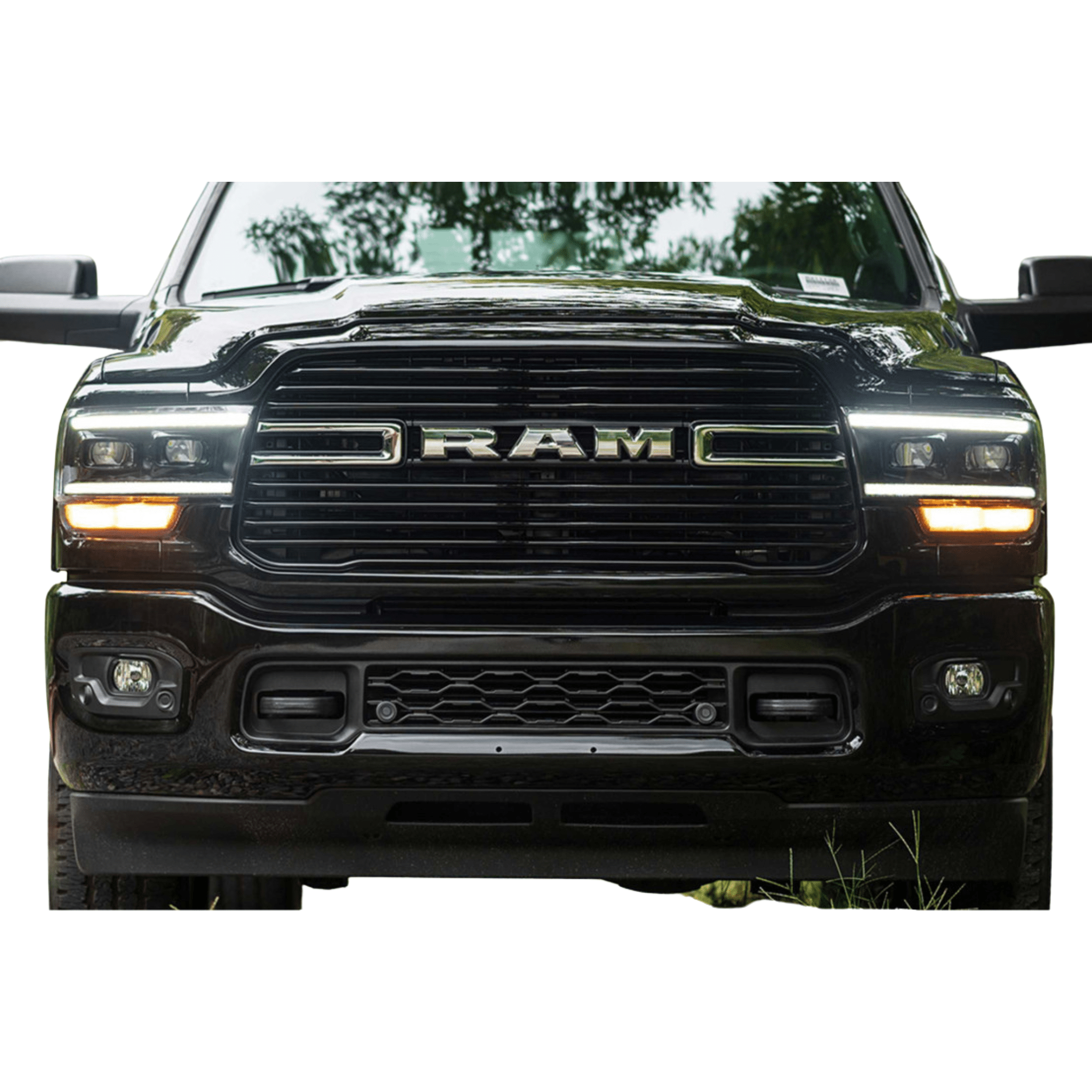 Ram HD: LED HEADLIGHTS (2019 - 2024) | XB Hybrid – Custom Multicolor LED Lighting by RGB Halo Kits