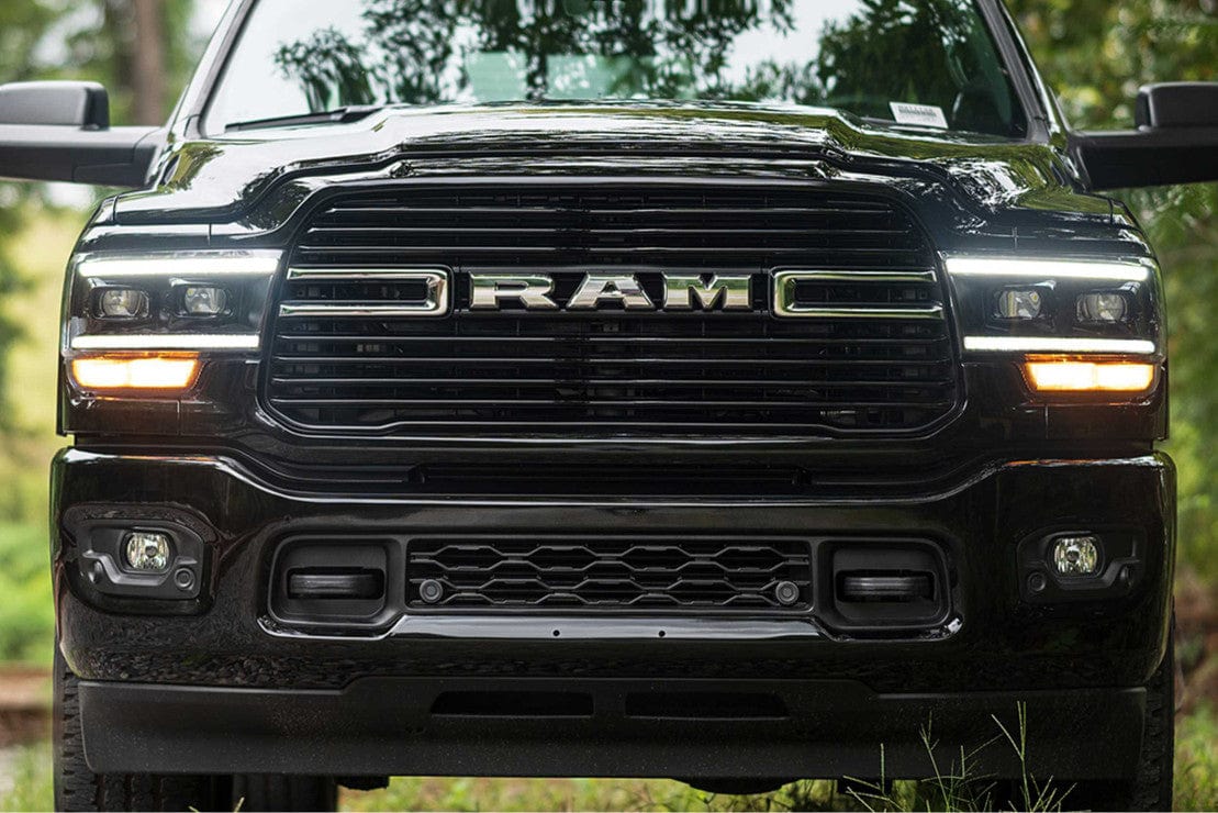 Ram HD: LED HEADLIGHTS (2019 - 2024) | XB Hybrid – Custom Multicolor LED Lighting by RGB Halo Kits