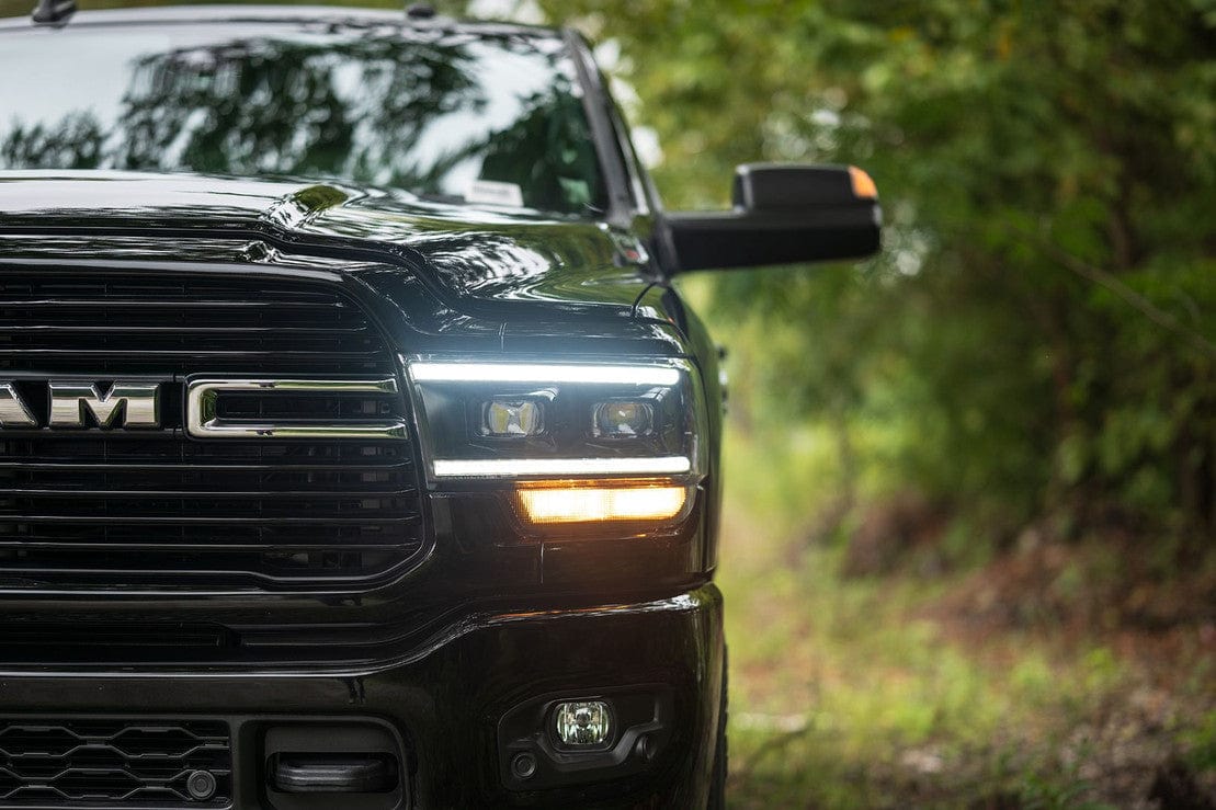 Ram HD: LED HEADLIGHTS (2019 - 2024) | XB Hybrid – Custom Multicolor LED Lighting by RGB Halo Kits