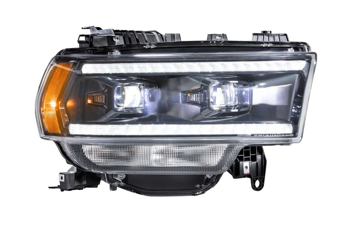 Ram HD: LED HEADLIGHTS (2019 - 2024) | XB Hybrid – Custom Multicolor LED Lighting by RGB Halo Kits