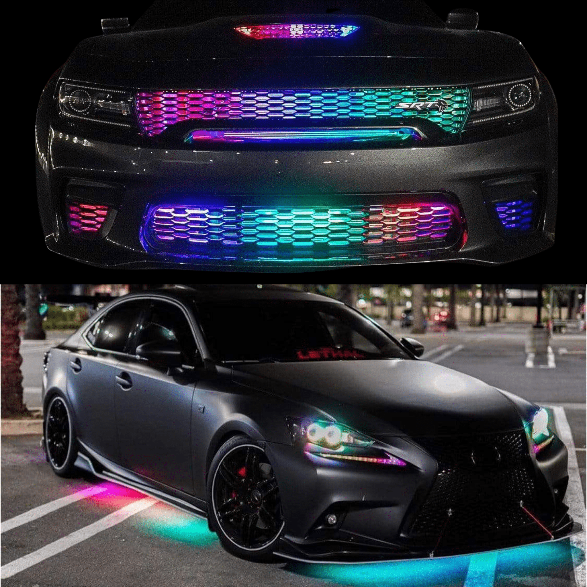 Starter Glow Bundle – Custom Multicolor LED Lighting by RGB Halo Kits