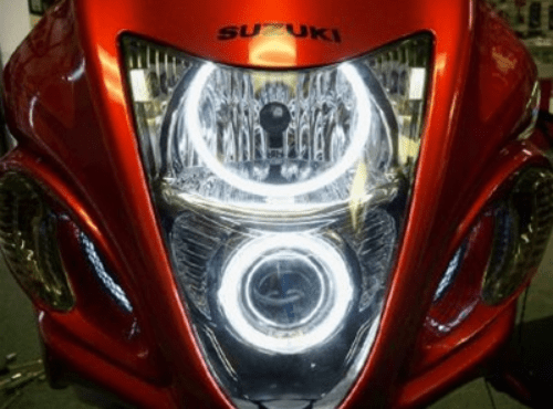 Suzuki Hayabusa Motorcycle Multicolor Halo Kit (2000-2015) – Custom Multicolor LED Lighting by RGB Halo Kits