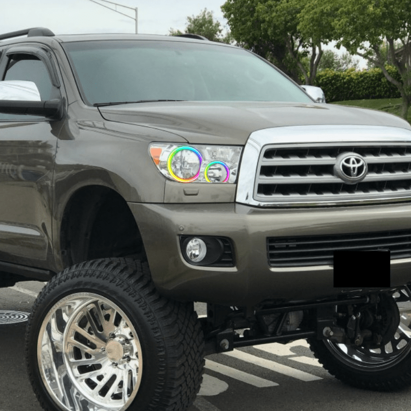 Toyota Sequoia Multicolor Halo Kit (2008-2016) – Custom Multicolor LED Lighting by RGB Halo Kits