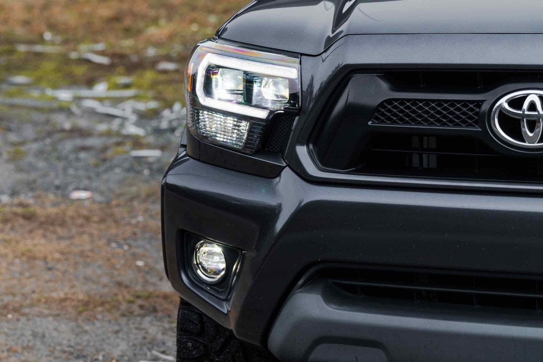Toyota Tacoma: LED HEADLIGHTS (2012 - 2015) | XB Hybrid – Custom Multicolor LED Lighting by RGB Halo Kits