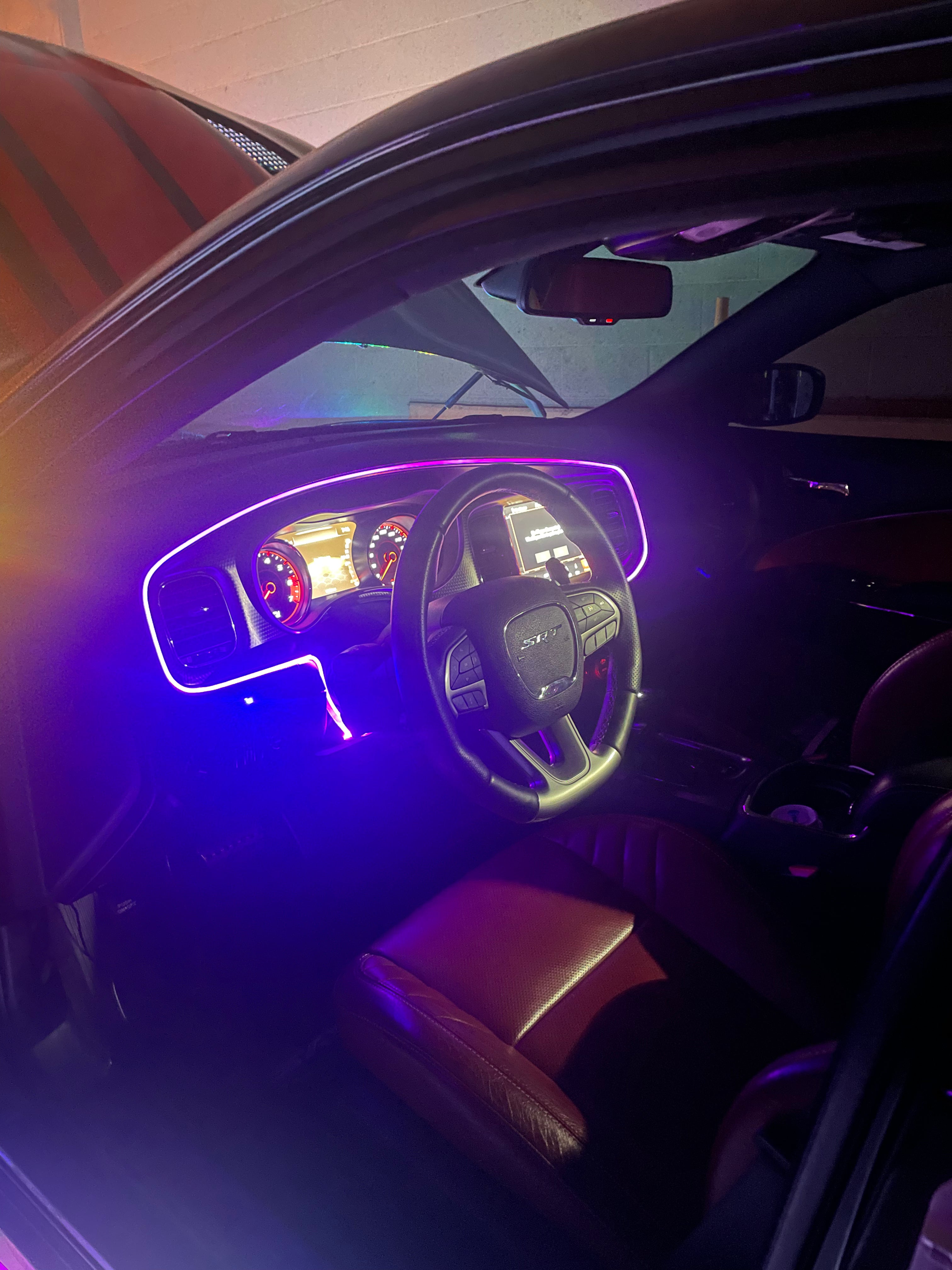 RGBW Fiber Optic Interior Ambient Lighting Kit - RGB Halo Kits Multicolor Flow Series Color Chasing RGBWA LED headlight kit Oracle Lighting Trendz OneUpLighting Morimoto theretrofitsource AutoLEDTech Diode Dynamics