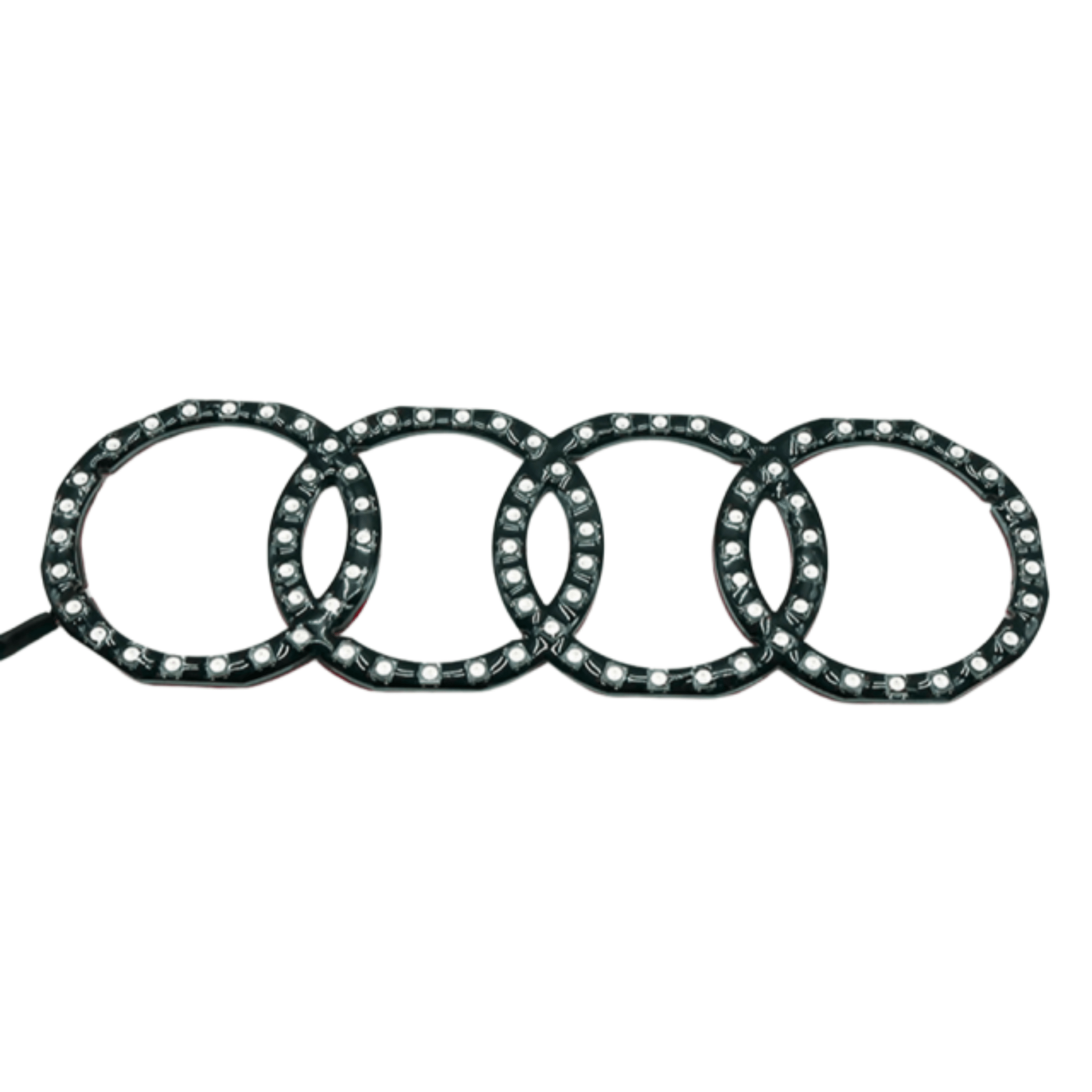 2010-2023 Audi Multicolor Illuminated LED Emblem - RGB Halo Kits Multicolor Flow Series Color Chasing RGBWA LED headlight kit Oracle Lighting Trendz OneUpLighting Morimoto theretrofitsource AutoLEDTech Diode Dynamics
