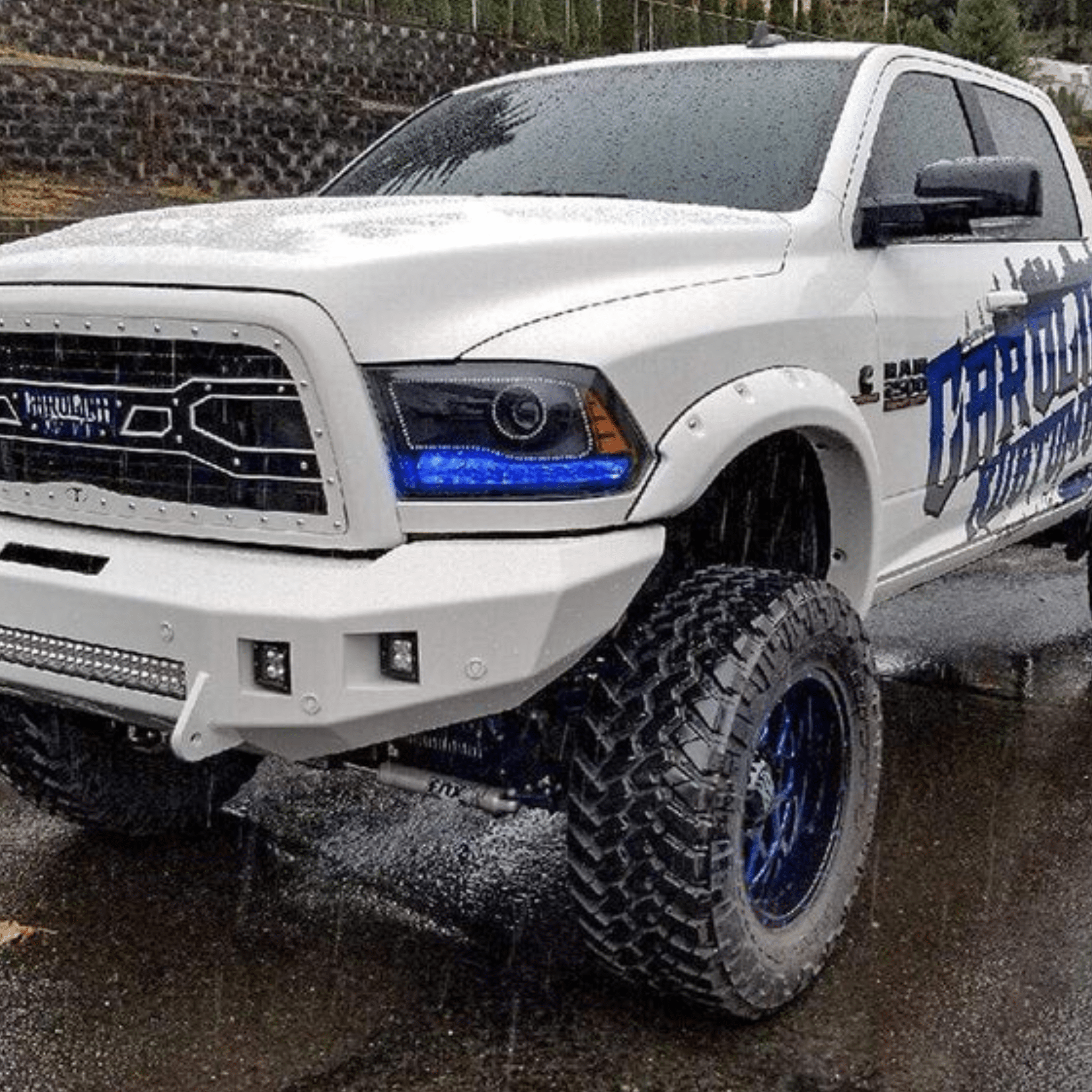 2009-2018 Dodge Ram Multicolor DRL Boards - RGB Halo Kits Multicolor Flow Series Color Chasing RGBWA LED headlight kit Oracle Lighting Trendz OneUpLighting Morimoto theretrofitsource AutoLEDTech Diode Dynamics