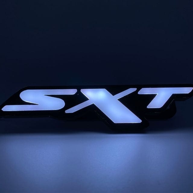 SXT RGB Illuminated LED Emblem Logo - RGB Halo Kits Multicolor Flow Series Color Chasing RGBWA LED headlight kit Oracle Lighting Trendz OneUpLighting Morimoto theretrofitsource AutoLEDTech Diode Dynamics