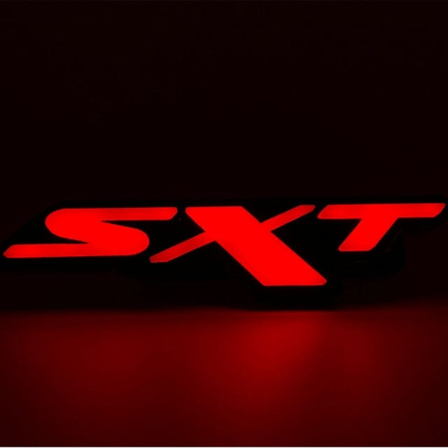 SXT RGB Illuminated LED Emblem Logo - RGB Halo Kits Multicolor Flow Series Color Chasing RGBWA LED headlight kit Oracle Lighting Trendz OneUpLighting Morimoto theretrofitsource AutoLEDTech Diode Dynamics