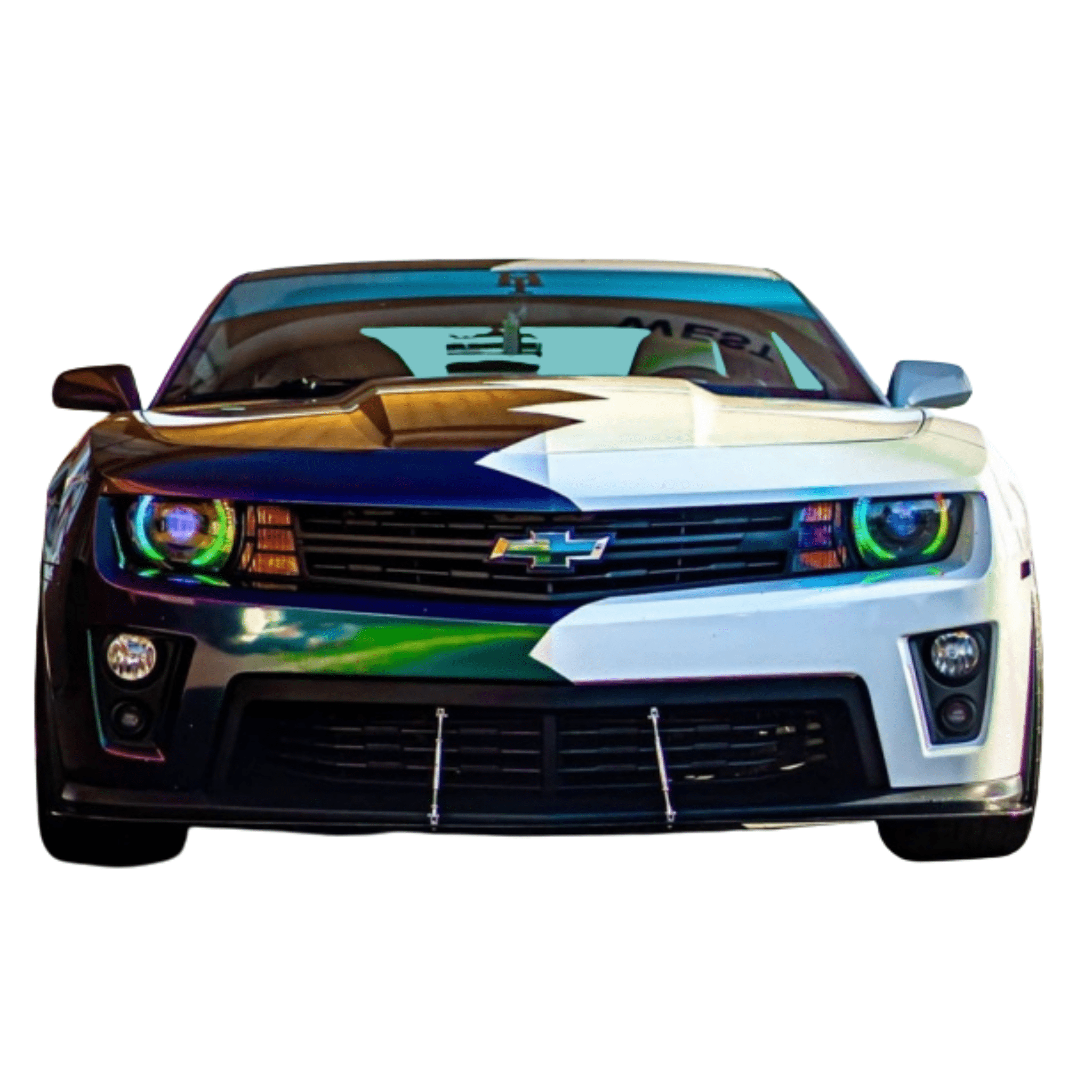 2010-2013 Chevrolet Camaro RS/SS RGBW DRL Boards - RGB Halo Kits Multicolor Flow Series Color Chasing RGBWA LED headlight kit Colorshift Oracle Lighting Trendz OneUpLighting Morimoto theretrofitsource AutoLEDTech Diode Dynamics