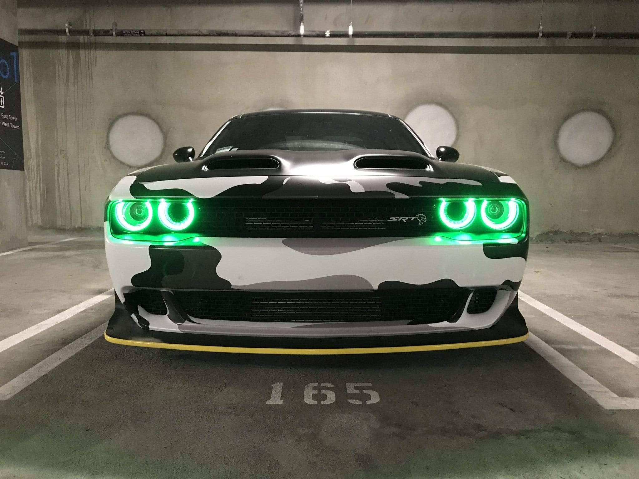 2015-2024 Dodge Challenger RGBW DRL Boards - RGB Halo Kits Multicolor Flow Series Color Chasing RGBWA LED headlight kit Oracle Lighting Trendz OneUpLighting Morimoto theretrofitsource AutoLEDTech Diode Dynamics