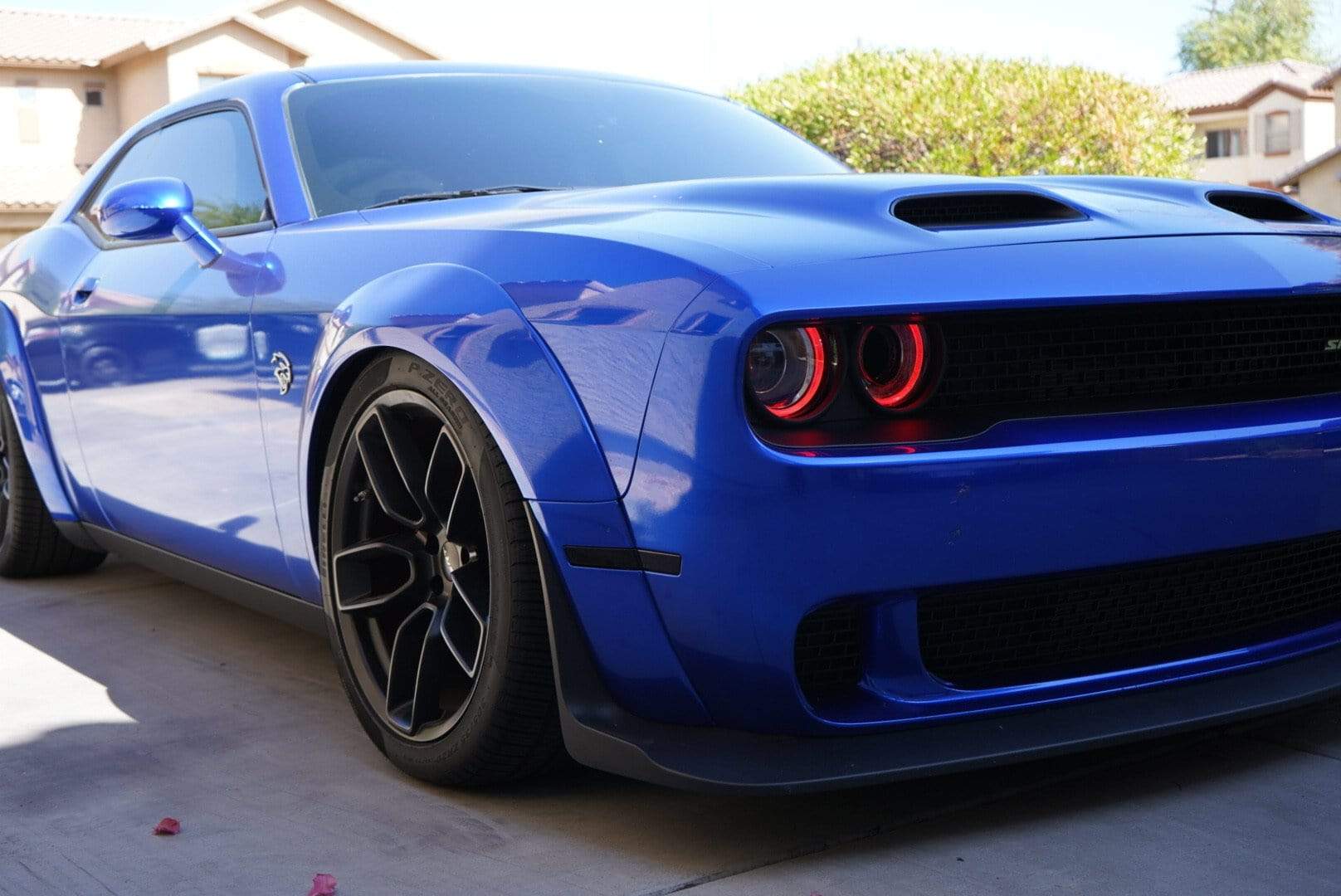 2015-2024 Dodge Challenger RGBW DRL Boards - RGB Halo Kits Multicolor Flow Series Color Chasing RGBWA LED headlight kit Oracle Lighting Trendz OneUpLighting Morimoto theretrofitsource AutoLEDTech Diode Dynamics