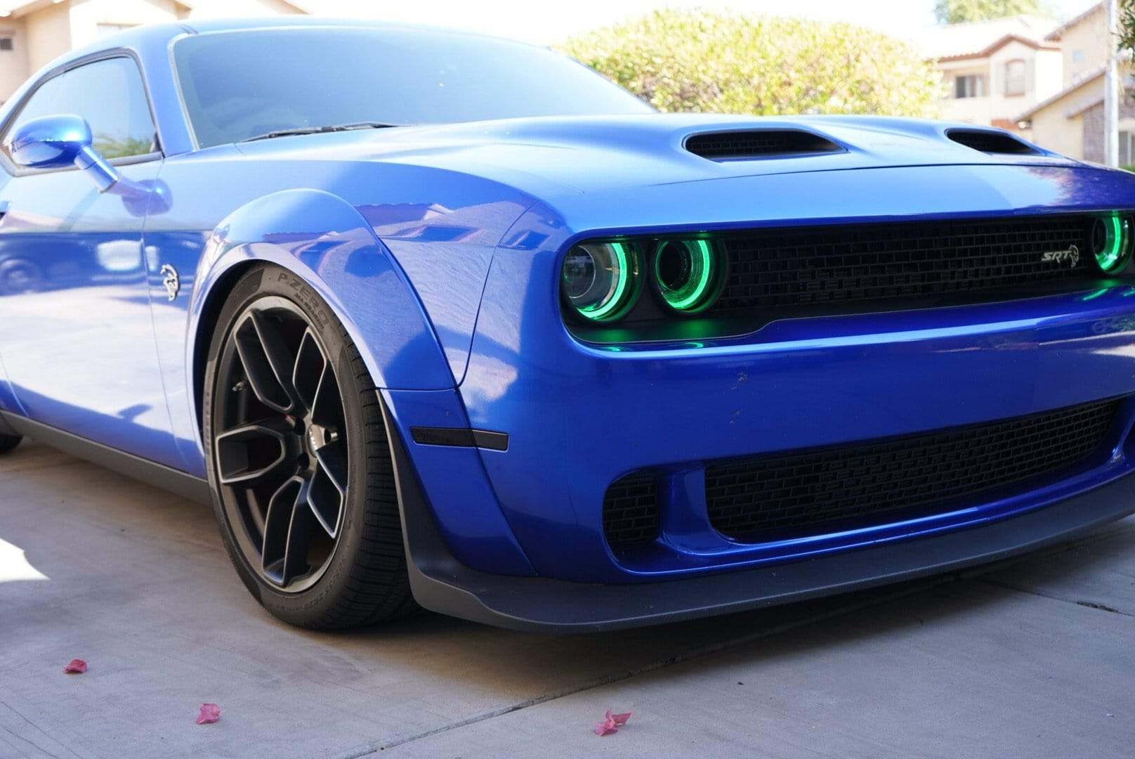 2015-2024 Dodge Challenger RGBW DRL Boards - RGB Halo Kits Multicolor Flow Series Color Chasing RGBWA LED headlight kit Oracle Lighting Trendz OneUpLighting Morimoto theretrofitsource AutoLEDTech Diode Dynamics