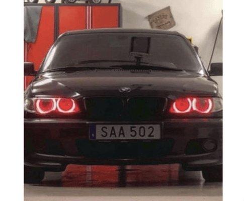 1998-2005 BMW 3 Series Multicolor Halo Kit - RGB Halo Kits Multicolor Flow Series Color Chasing RGBWA LED headlight kit Colorshift Oracle Lighting Trendz OneUpLighting Morimoto theretrofitsource AutoLEDTech Diode Dynamics