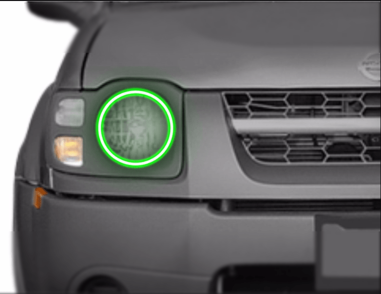 2002-2004 Nissan Xterra Multicolor Halo Kit - RGB Halo Kits Multicolor Flow Series Color Chasing RGBWA LED headlight kit Colorshift Oracle Lighting Trendz OneUpLighting Morimoto theretrofitsource AutoLEDTech Diode Dynamics