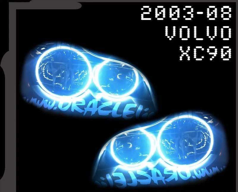 2003-2008 Volvo XC90 Multicolor Halo Kit - RGB Halo Kits Multicolor Flow Series Color Chasing RGBWA LED headlight kit Colorshift Oracle Lighting Trendz OneUpLighting Morimoto theretrofitsource AutoLEDTech Diode Dynamics
