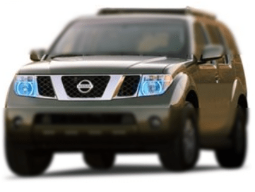 2005-2012 Nissan Pathfinder Halo Kit - RGB Halo Kits Multicolor Flow Series Color Chasing RGBWA LED headlight kit Colorshift Oracle Lighting Trendz OneUpLighting Morimoto theretrofitsource AutoLEDTech Diode Dynamics