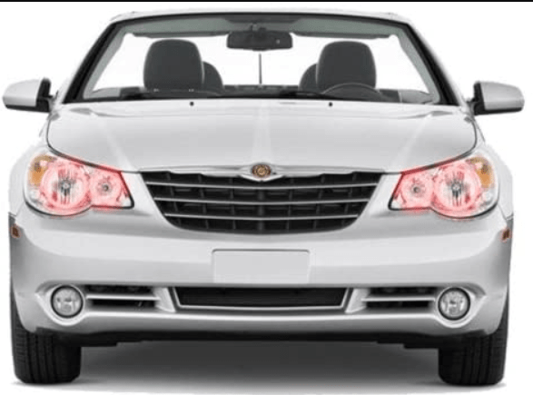 2007-2011 Chrysler Sebring Multicolor Halo Kit - RGB Halo Kits Multicolor Flow Series Color Chasing RGBWA LED headlight kit Colorshift Oracle Lighting Trendz OneUpLighting Morimoto theretrofitsource AutoLEDTech Diode Dynamics