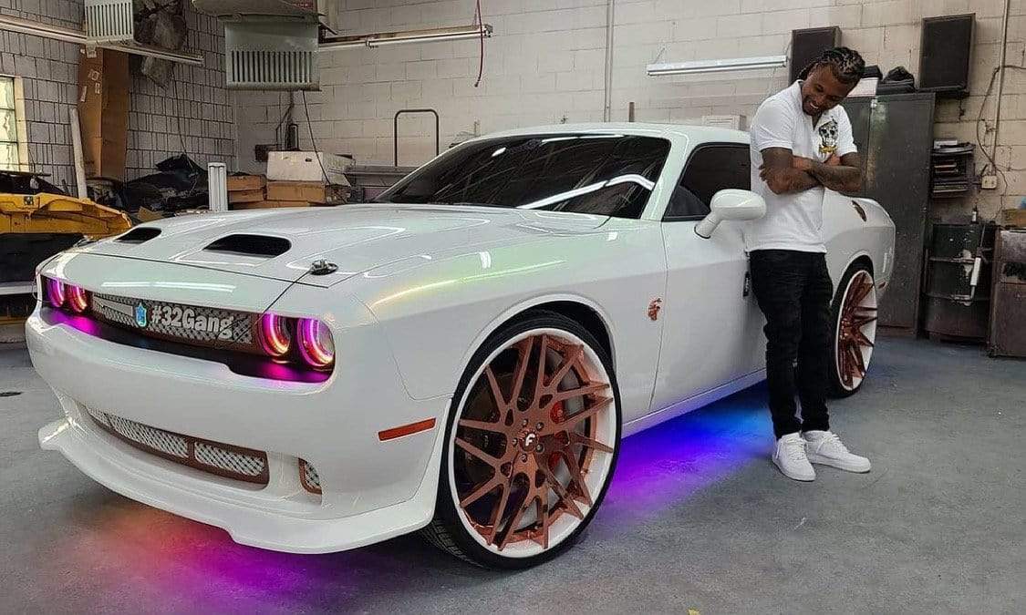 2015-2024 Dodge Challenger Multicolor Halo Kit - RGB Halo Kits Multicolor Flow Series Color Chasing RGBWA LED headlight kit Oracle Lighting Trendz OneUpLighting Morimoto theretrofitsource AutoLEDTech Diode Dynamics