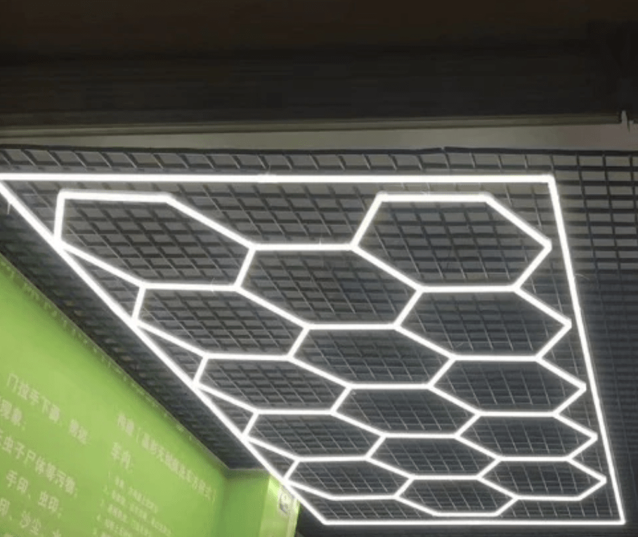LED Hexagon Garage Lighting Kit - RGB Halo Kits Multicolor Flow Series Color Chasing RGBWA LED headlight kit Oracle Lighting Trendz OneUpLighting Morimoto theretrofitsource AutoLEDTech Diode Dynamics