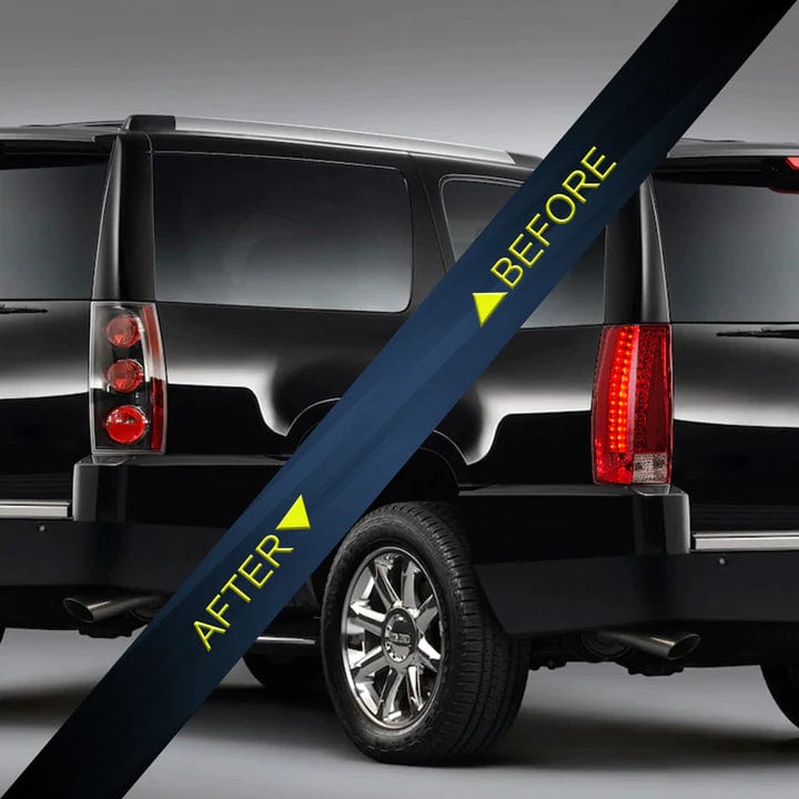 2007-2014 Chevrolet SUBURBAN TAHOE GMC YUKON Tail lights - RGB Halo Kits Multicolor Flow Series Color Chasing RGBWA LED headlight kit Oracle Lighting Trendz OneUpLighting Morimoto theretrofitsource AutoLEDTech Diode Dynamics