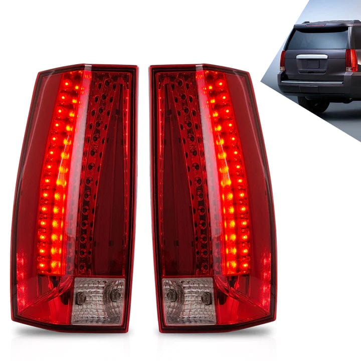 2007-2014 Chevrolet SUBURBAN TAHOE GMC YUKON Tail lights - RGB Halo Kits Multicolor Flow Series Color Chasing RGBWA LED headlight kit Oracle Lighting Trendz OneUpLighting Morimoto theretrofitsource AutoLEDTech Diode Dynamics
