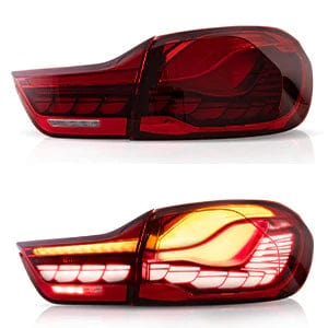 2014-2020 BMW 4 SERIES M4 SEDAN F32 F33 Tail lights With Dynamic Welcome Lighting - RGB Halo Kits Multicolor Flow Series Color Chasing RGBWA LED headlight kit Oracle Lighting Trendz OneUpLighting Morimoto theretrofitsource AutoLEDTech Diode Dynamics