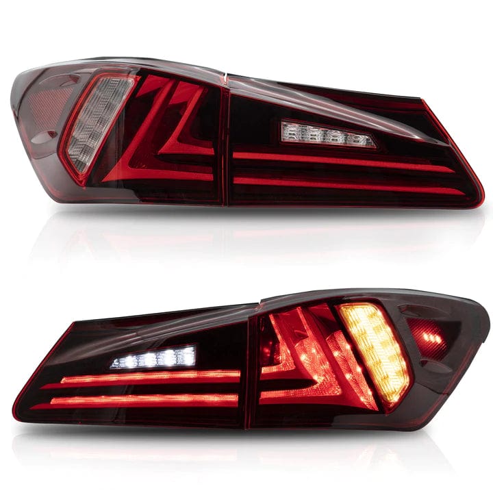 2006-2013 LEXUS IS Tail Lights - RGB Halo Kits Multicolor Flow Series Color Chasing RGBWA LED headlight kit Oracle Lighting Trendz OneUpLighting Morimoto theretrofitsource AutoLEDTech Diode Dynamics