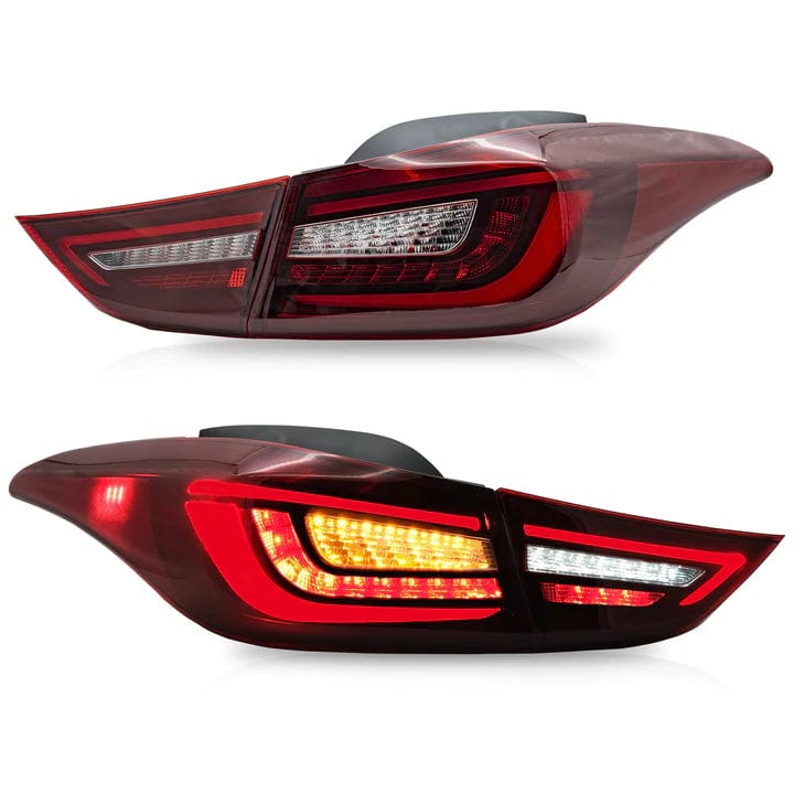 2011-2016 HYUNDAI ELANTRA Tail lights - RGB Halo Kits Multicolor Flow Series Color Chasing RGBWA LED headlight kit Oracle Lighting Trendz OneUpLighting Morimoto theretrofitsource AutoLEDTech Diode Dynamics