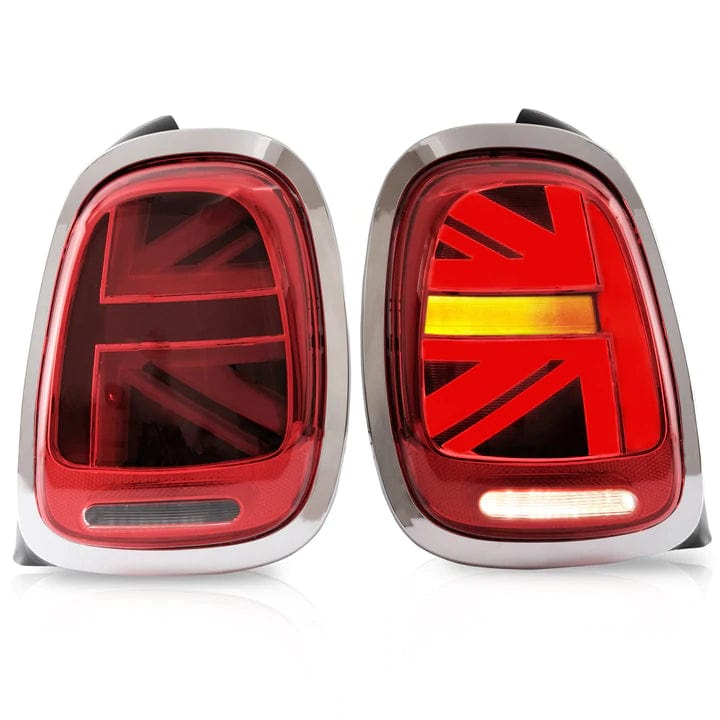 2014-2019 BMW Mini F-Series (F55/F56/F57) Tail lights - RGB Halo Kits Multicolor Flow Series Color Chasing RGBWA LED headlight kit Oracle Lighting Trendz OneUpLighting Morimoto theretrofitsource AutoLEDTech Diode Dynamics
