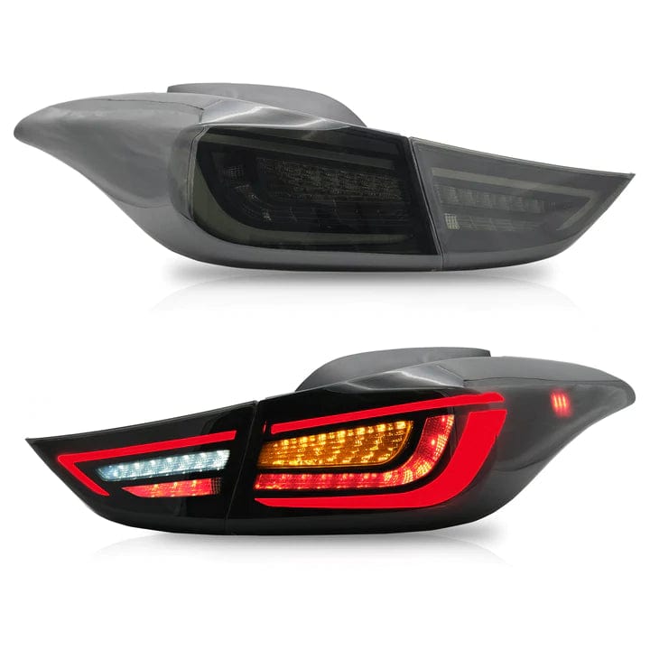 2011-2016 HYUNDAI ELANTRA Tail lights - RGB Halo Kits Multicolor Flow Series Color Chasing RGBWA LED headlight kit Oracle Lighting Trendz OneUpLighting Morimoto theretrofitsource AutoLEDTech Diode Dynamics