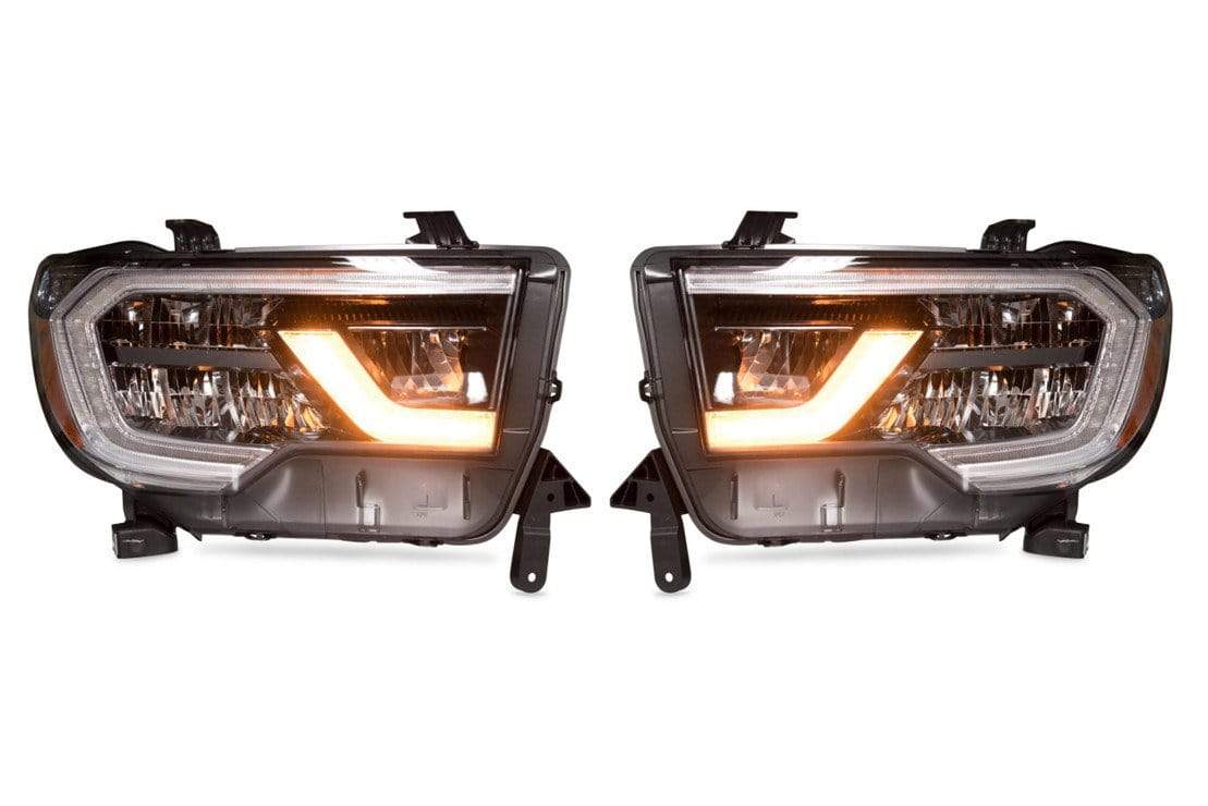 TOYOTA SEQUOIA (18-20): OEM LED HEADLIGHTS - RGB Halo Kits Multicolor Flow Series Color Chasing RGBWA LED headlight kit Oracle Lighting Trendz OneUpLighting Morimoto theretrofitsource AutoLEDTech Diode Dynamics
