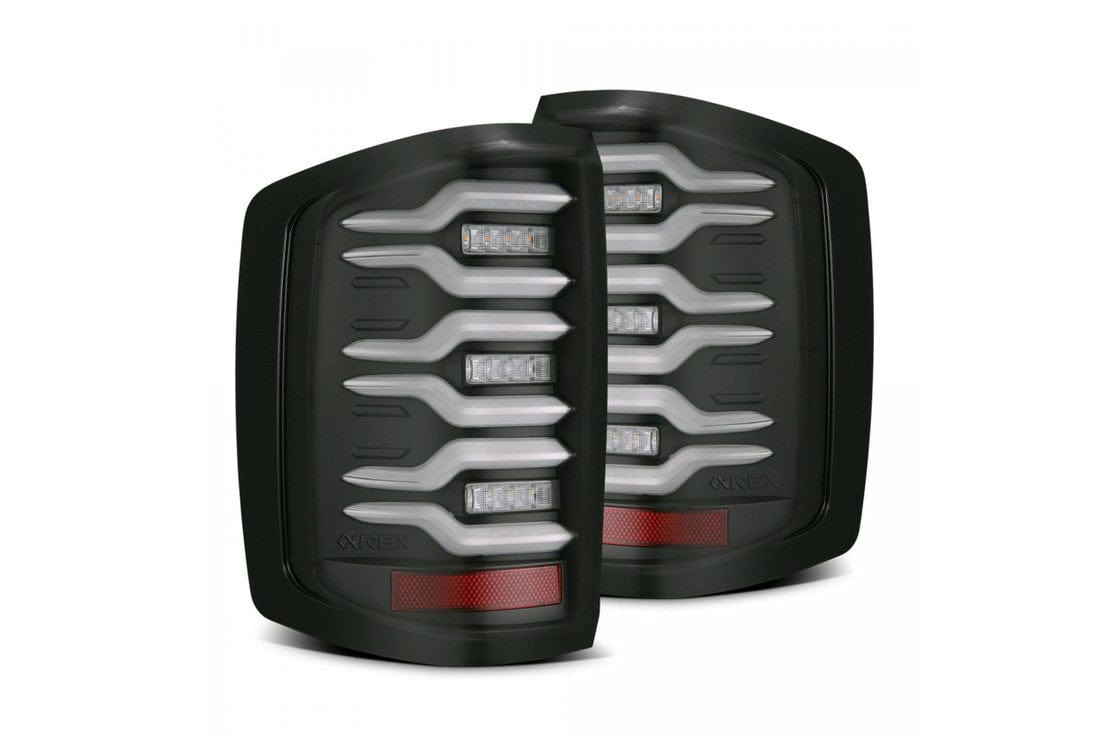 theretrofitsource Led Tail Lights CHEVROLET SILVERADO (14-18): ALPHAREX LUXX LED TAILS