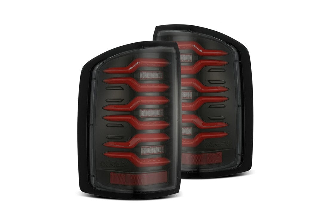 theretrofitsource Led Tail Lights GMC SIERRA (14-18): ALPHAREX LUXX LED TAILS