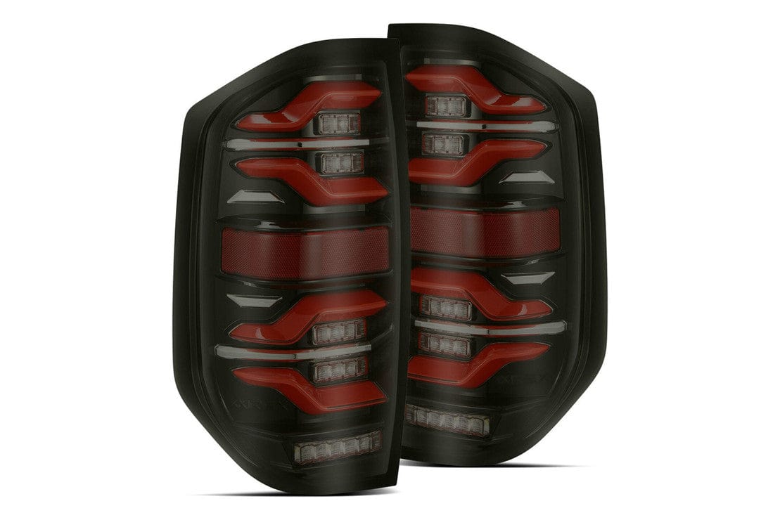 TOYOTA TUNDRA (14-21): ALPHAREX LUXX LED TAIL LIGHTS - RGB Halo Kits Multicolor Flow Series Color Chasing RGBWA LED headlight kit Oracle Lighting Trendz OneUpLighting Morimoto theretrofitsource AutoLEDTech Diode Dynamics